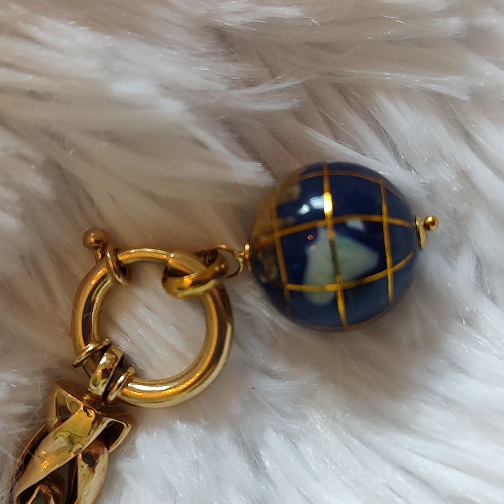 14k Gold and Gemstone pendant and chain. - Picture 8 of 10